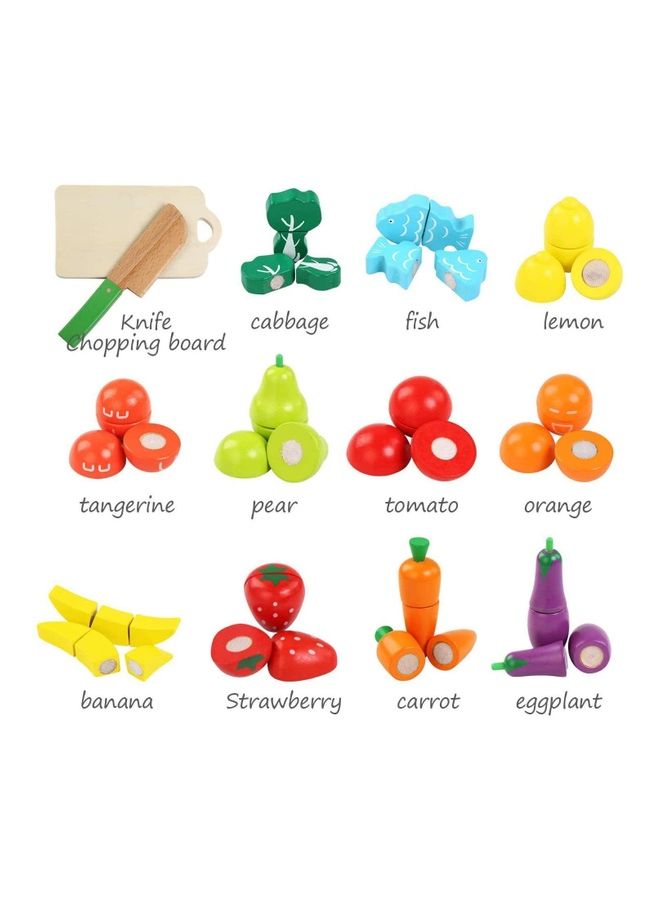 XiuWoo Fruits And Vegetables Cutting Toys - Image 3