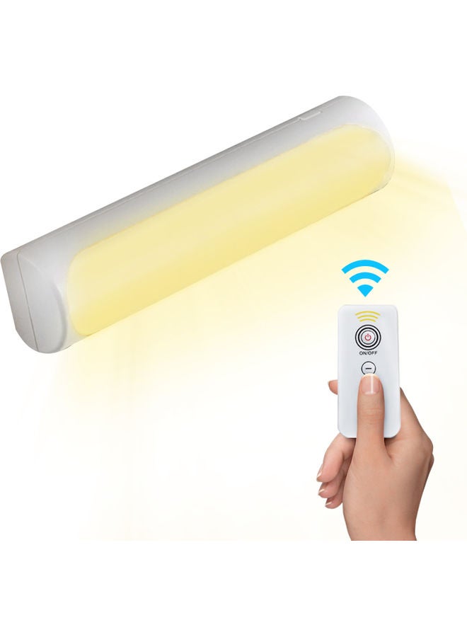 شريط إضاءة LED قابل للشحن مع جهاز تحكم عن بعد قابل للتعتيم مع مصباح يدوي لاسلكي أبيض - Image 1