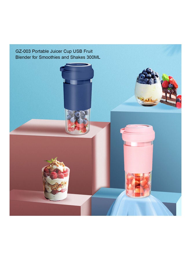 خلاط محمول على شكل كوب وعصارة فاكهة وردي - Image 4