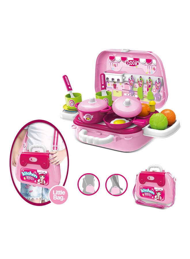 27-Piece Cooking Tableware with Suitcase Kids Toy - Image 3