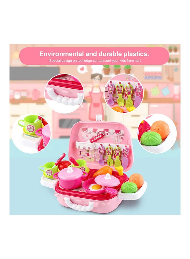 27-Piece Cooking Tableware with Suitcase Kids Toy - Image 4