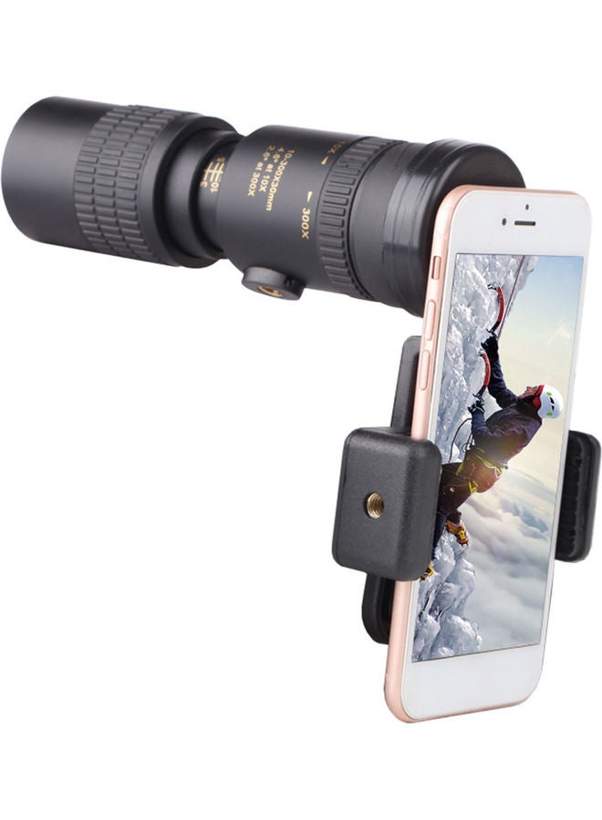 Generic 10-300X40mm BAK4 Prism Monocular with Smartphone Holder and Tripod - Image 4