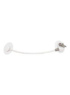 XiuWoo 2-Piece Refrigerator Door Lock With 4 Keys White  - Image 2