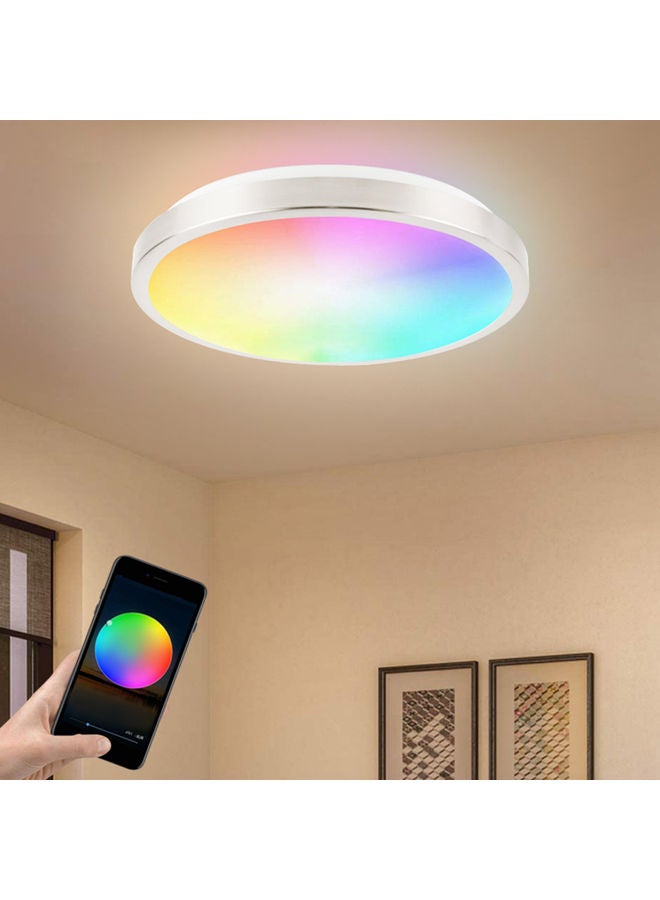 مصباح سقف ذكي قابل للتعتيم بخاصية التحكم في الصوت متعدد الألوان - Image 3