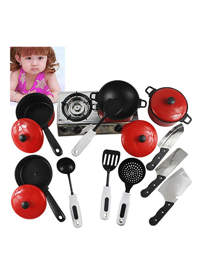 13-Piece Cooking Utensil Toy Kit for Kids - Image 3