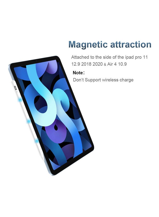 High Quality Smooth Stylus Pen White - Image 5