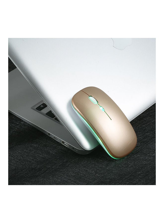 Wireless Slim Rechargeable Mouse Gold - Image 2
