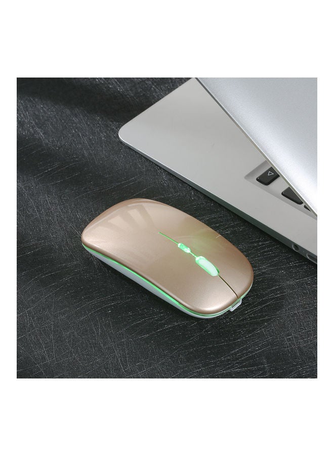 Wireless Slim Rechargeable Mouse Gold - Image 3