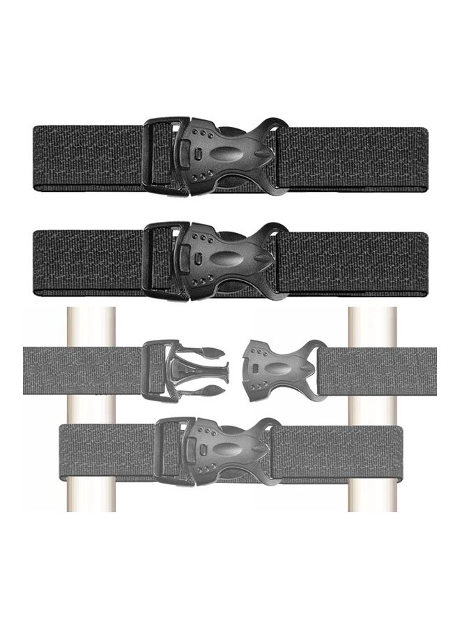 XiuWoo 2-Piece Adjustable Buckles Baby Safety Lock Black - Image 1