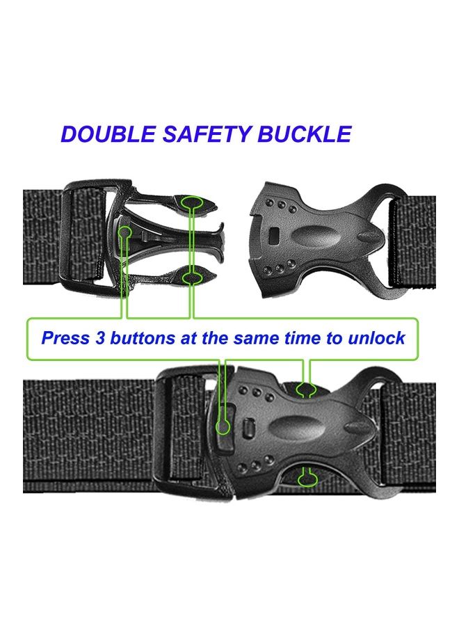 XiuWoo 2-Piece Adjustable Buckles Baby Safety Lock Black - Image 2