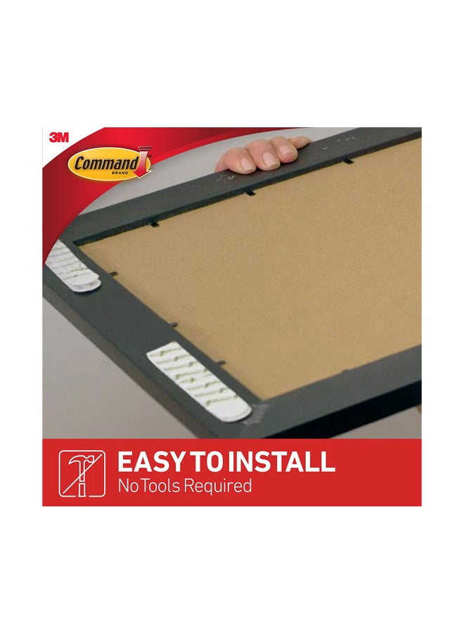 3M Command Double Adhesive Picture Hanger Set White - Image 4