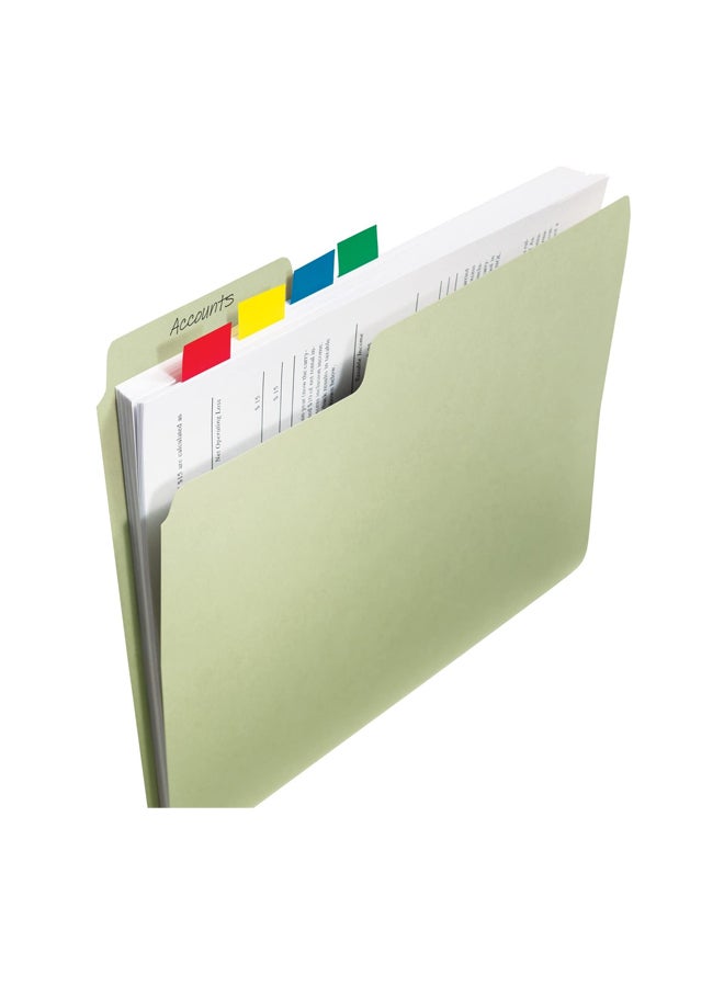 3M 50-Piece Per Dispenser Post It Flags Black/Red/Clear - Image 3