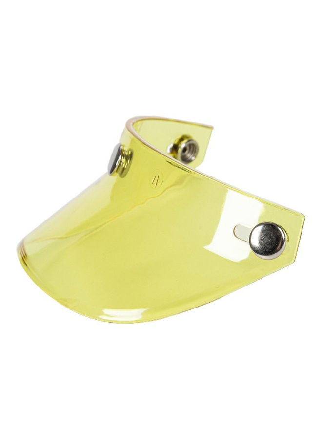 Generic Universal Snap Visor for Open Face Motorcycle Helmet - Image 1