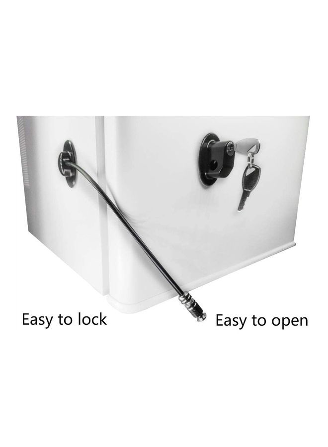 XiuWoo - 2-Piece Refrigerator Door Locks With 4 keys White - Image 1