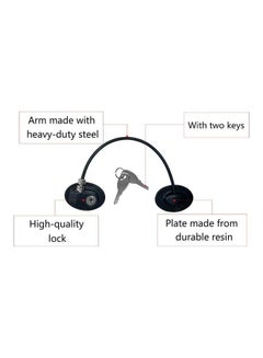 XiuWoo 2-Piece Refrigerator Door Locks With 4 keys White  - Image 5
