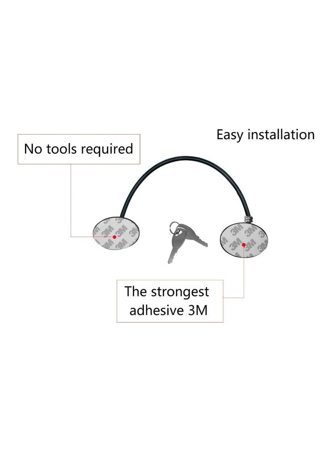 2-Piece Refrigerator Door Locks With 4 keys White - v1626448626/N49201474A_6