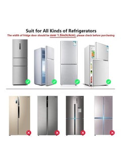 XiuWoo Home Fridge Freezer Door Lock White  - Image 4
