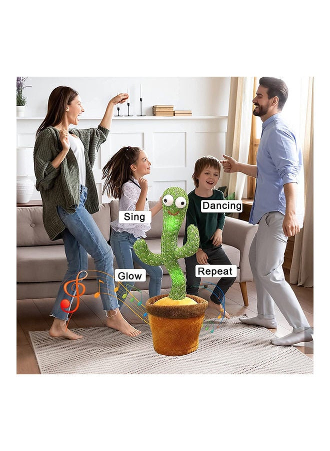 شو وو لعبة محشوة مخملية بنمط راقص على شكل صبار - Image 2