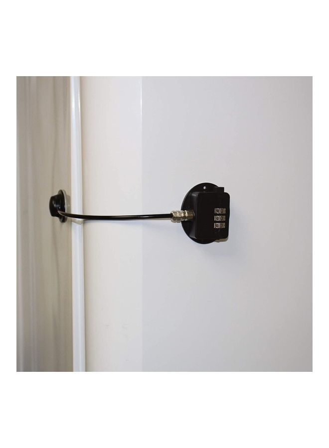 XiuWoo Childproof Freezer Door Combination Lock Black - Image 2