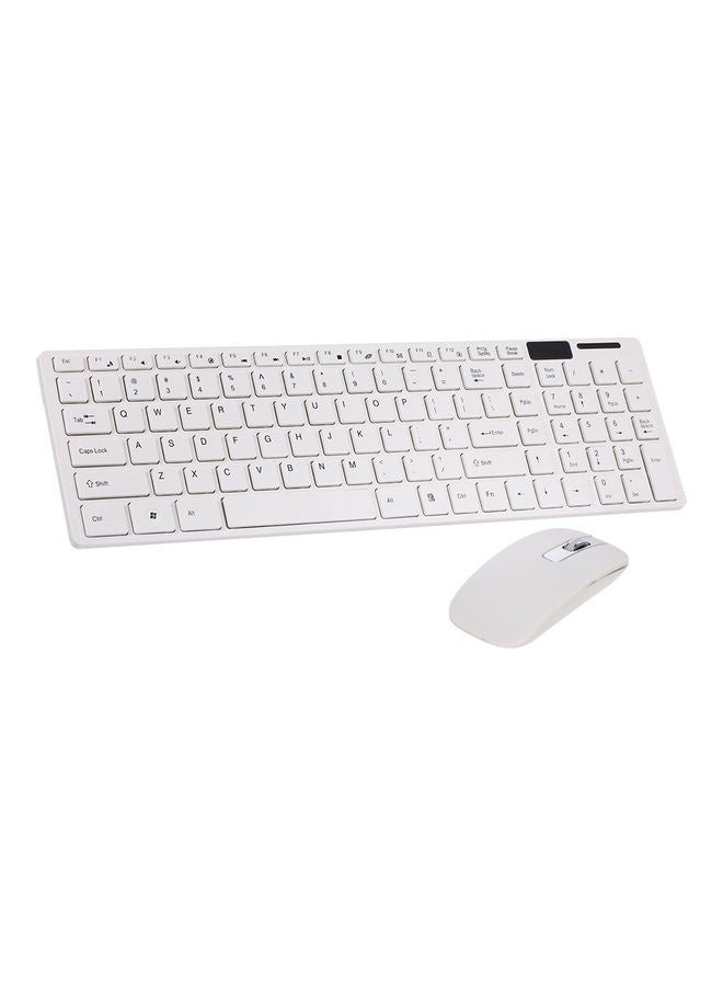 Wireless Keyboard And Mouse Combo White - Image 1