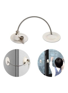 XiuWoo Child Proof Refrigerator Lock With 2 Keys White  - Image 1