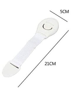 XiuWoo 10-Piece Drawer Door Cabinet Lock White  - Image 2
