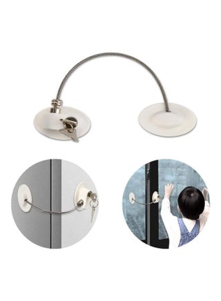 Childproof Refrigerator Lock With 2 Keys White - v1626457869/N49201536A_1
