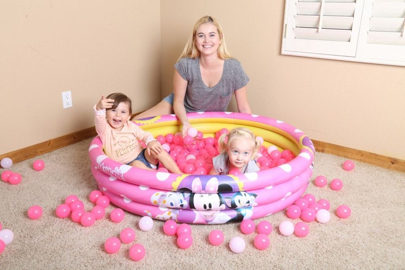 Bestway - Minnie Swimming Pool Round with balls - Image 1