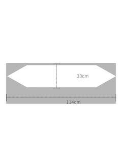 Kutis Hollow Lace Table Runner White 114 x 33cm  - Image 3