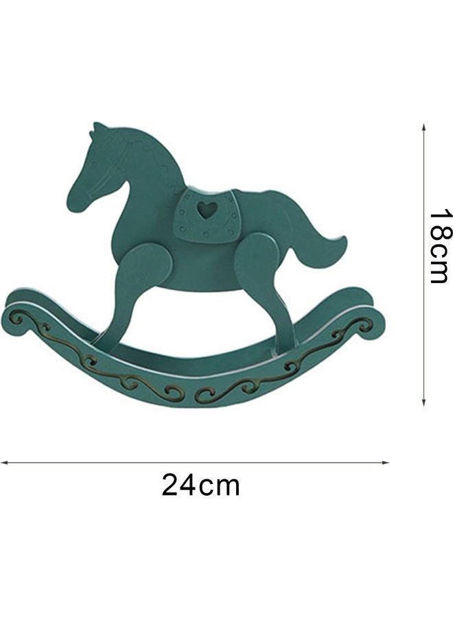 Rocking Horse Decorative Accessory Blue 24x18cm  - Image 2