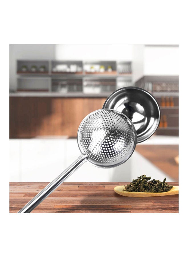 Powder Filter Spoon Silver - Image 1