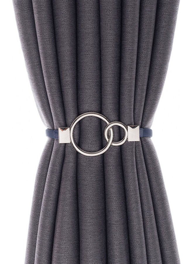 Double Rings Metal Curtain Clip Silver  - Image 3