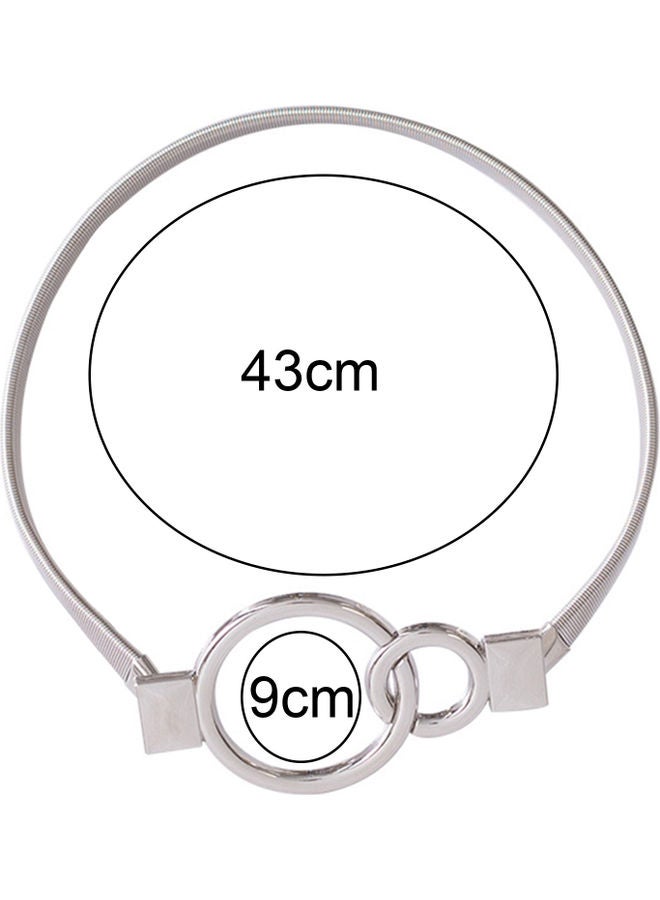 Double Rings Metal Curtain Clip Silver  - Image 2