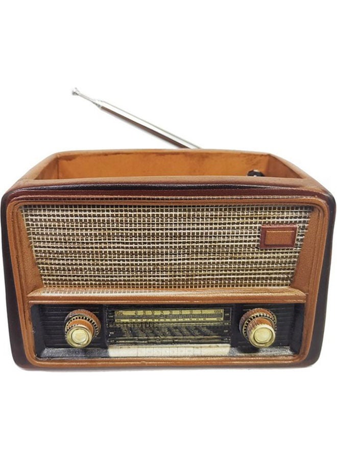 Radio Retro Unique Resin Fleshy Flowerpot Sculpture Brown 