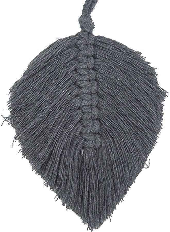 Curtain Buckle Leaf Shaped Drapes Ornaments Black  - Image 1