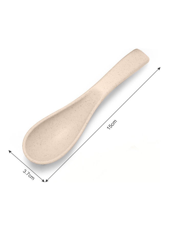 طقم ملاعق صديقة للبيئة مكون من 4 قطع متعدد الألوان  - Image 5
