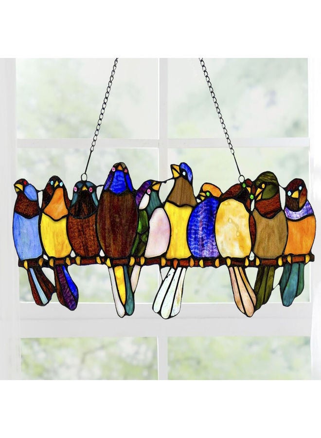 Birds Hanging Pendant For Home Decor Multicolour