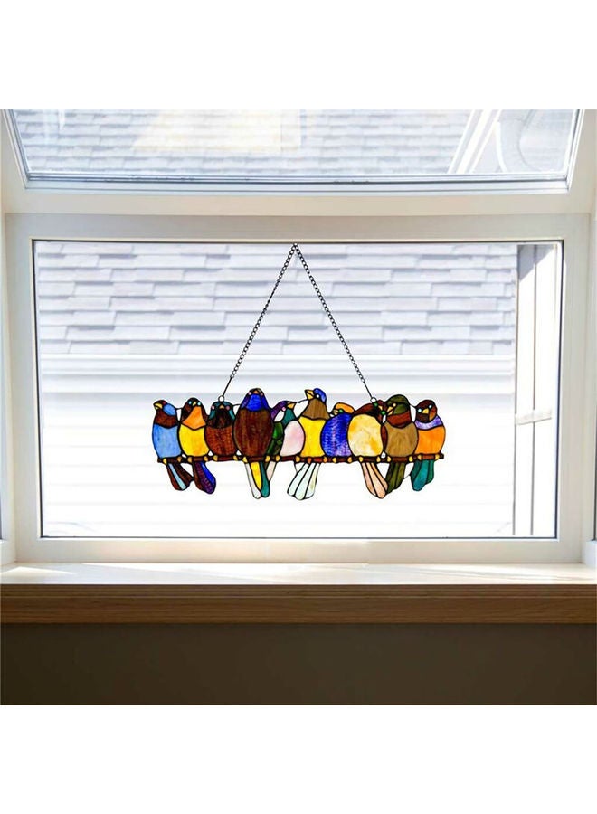 Birds Hanging Pendant For Home Decor Multicolour