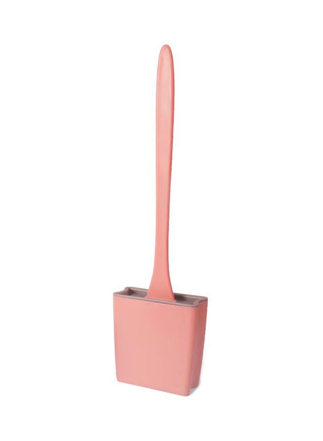 Toilet Brush With Bucket Fluorescent Pink
