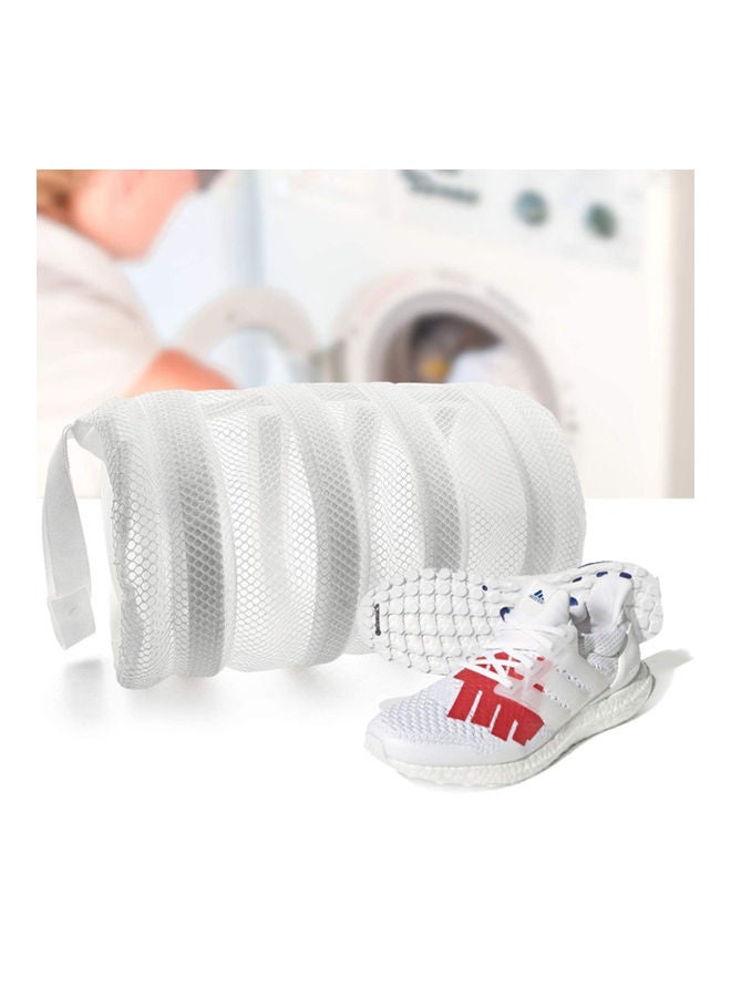 Wash Bag Wear-resistant with Zipper White - Image 5