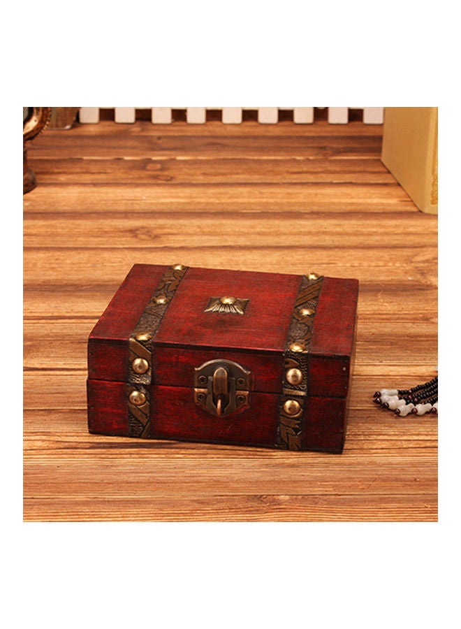 Wood Storage Box Brown - Image 2