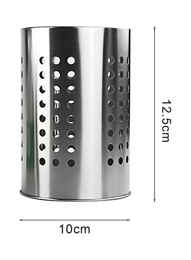 Chopsticks Holder Silver 10.5x10.5x13cm - Image 5