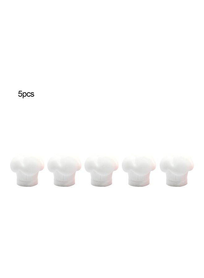 5-Piece Miniature Chef Hat Toy 