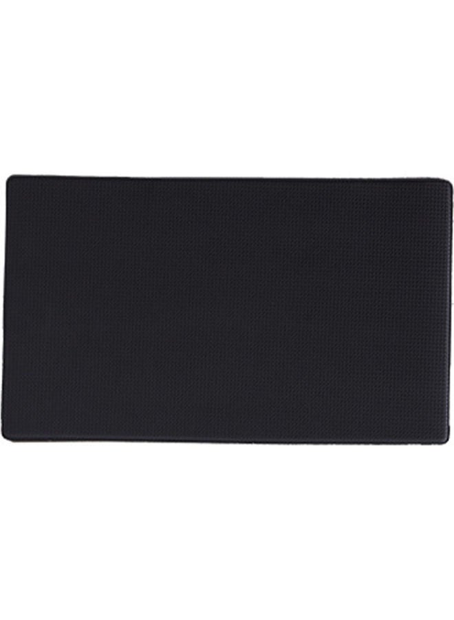 Non Slip Anti Oil Faux Leather Skid Resistant Door Mat Black - v1626514701/N49213802A_1