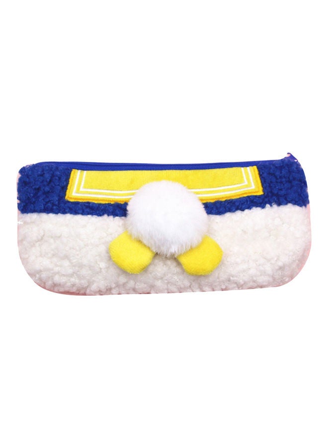 Generic Plush Pen Pencil Pouch Multicolour 