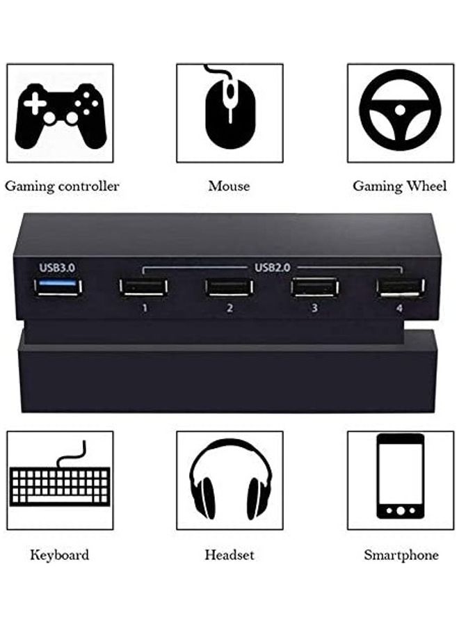 Dubkart 5-Port USB Hub Black  - Image 5