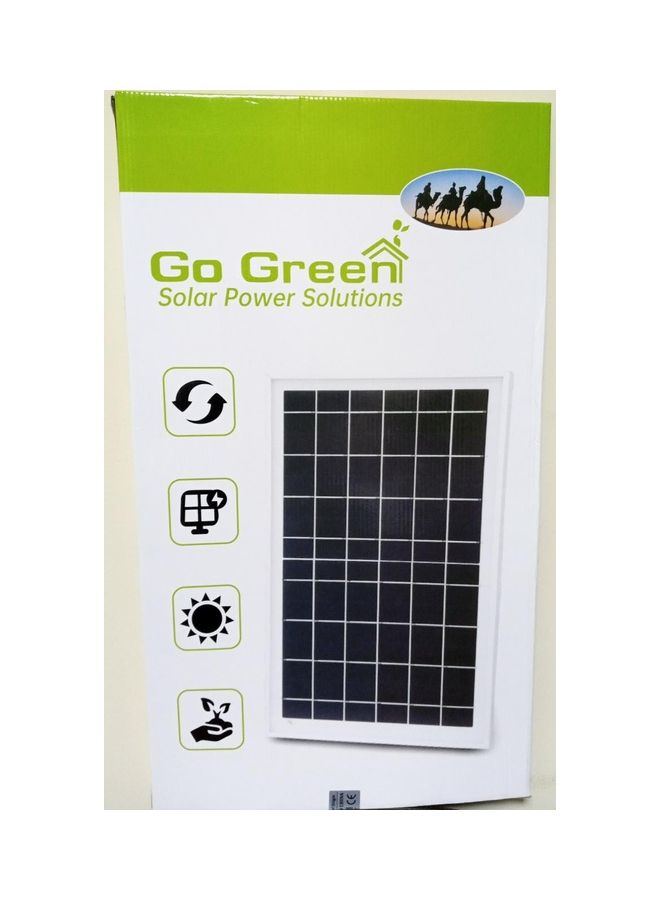 LED Light With Solar Panel And Remote Control Multicolour