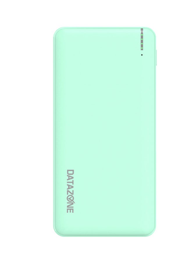 Datazone 10000.0 mAh Portable Lightweight Power Bank Green  - Image 2