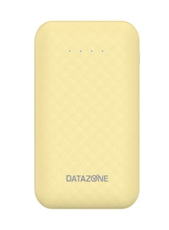 Datazone 10000.0 mAh Portable Lightweight Power Bank Yellow  - Image 1