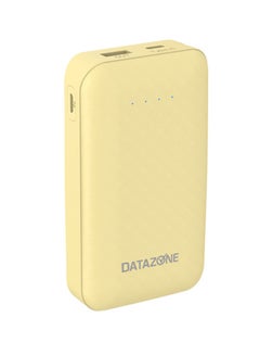 Datazone 10000.0 mAh Portable Lightweight Power Bank Yellow  - Image 2